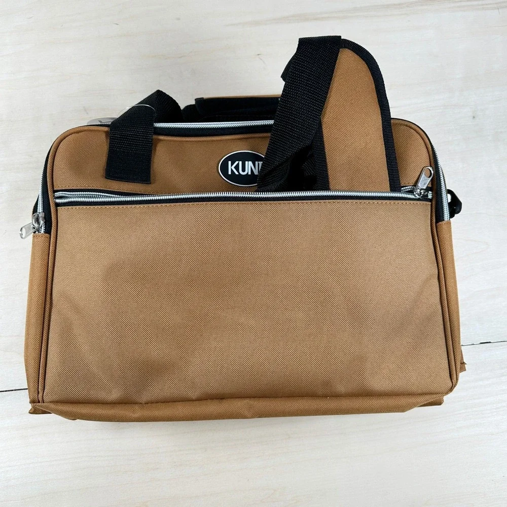 Kuni‎ 4 in 1 Versatile Bag Cognac Convertible Backpack Shoulder Laptop NWT